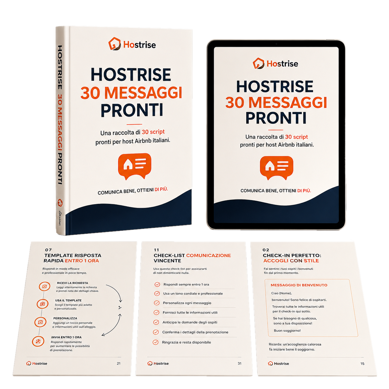 HostRise 30 Messaggi Pronti per Ospiti